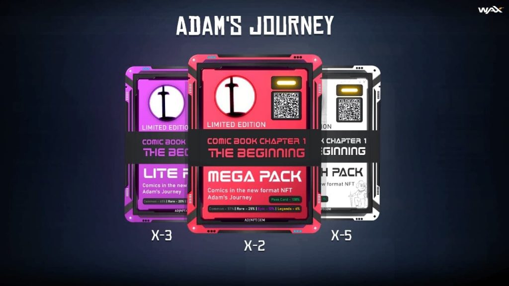 Розыгрыш 10 NFT паков от Adam’s Journey 